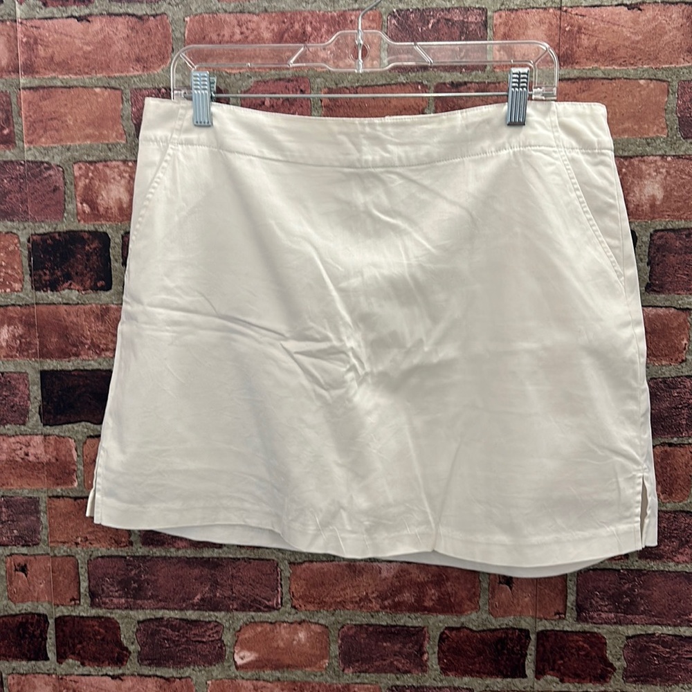 White skort.